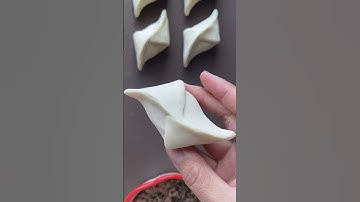 How to fold dumplings 🥟 #dumplingrecipe #dumplings #chinesefood