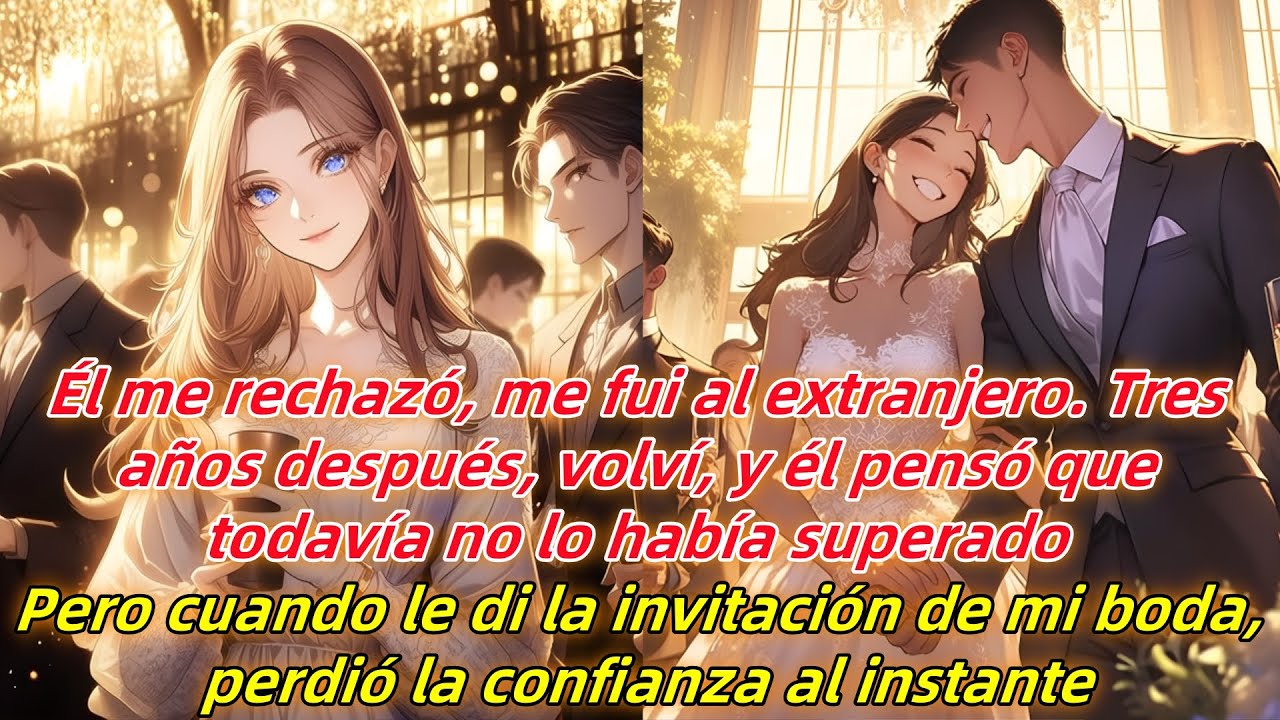 Él me rechazó,me fui al extranjero,al regresar tres años después,pensó que aún no lo había superado.