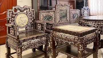 Bộ trường kỷ tam sơn cẩn ốc 9 món siêu vip