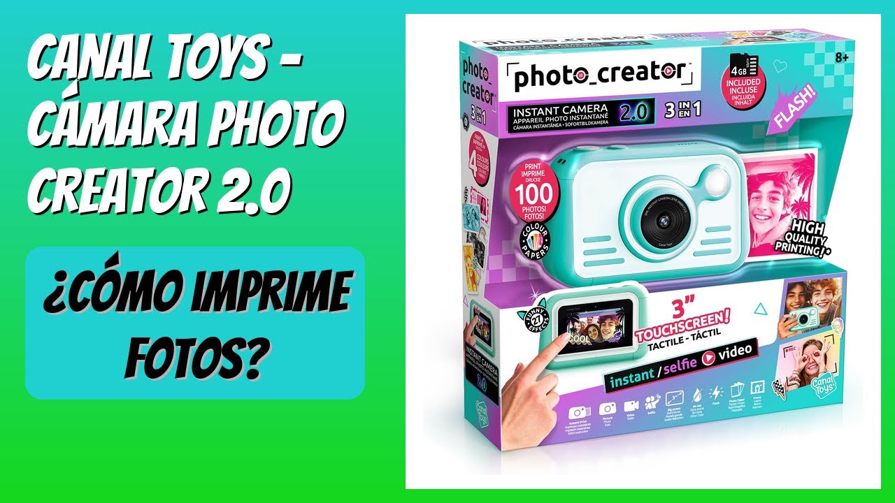 RESEÑA (2026) : Canal Toys - Cámara Photo Creator 2.0. DETALLES