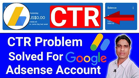 High CTR Problem Solved For Google Adsense Account