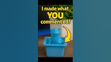 I Made What YOU Asked! 😱🦝 #shorts #diyprojects #3dprinting