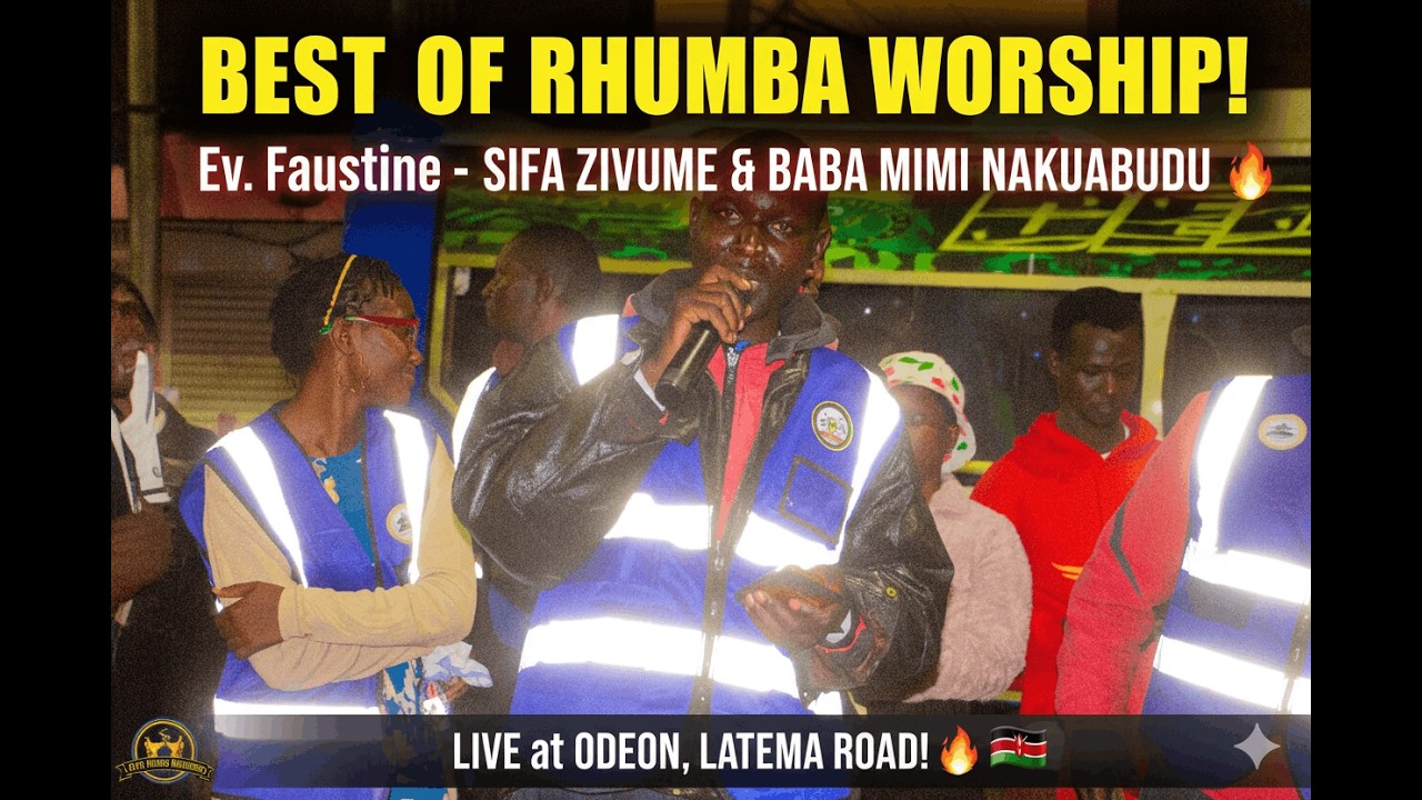 BEST OF RHUMBA WORSHIP! 🕺🔥 Ev. Faustine - Sifa Zivume & Baba Mimi Nakuabudu (Live at Odeon)