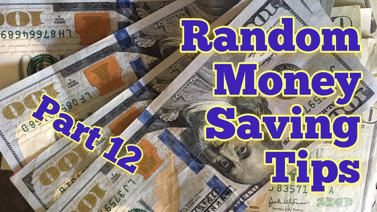 Random Money Saving Tips part 12 - YouTube