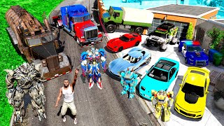 Collecting TRANSFORMERS CARS in GTA 5! screenshot 5