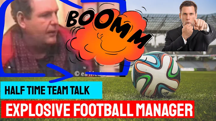 Incredible football Manager team talk -  Exclusive...