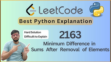 Leetcode 2163. Minimum Difference in Sums After Removal of Elements | Heaps Prefix Suffix Python