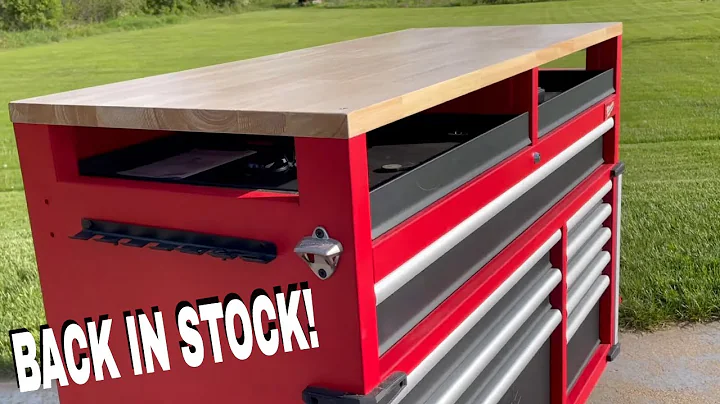 THE MILWAUKEE 52" HIGH CAPACITY MOBILE WORKBENCH WILL GET YOU ORGANIZED!!