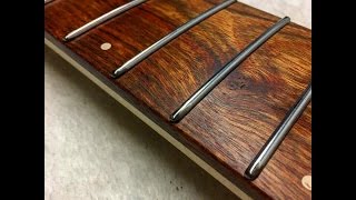 An Easy Way To Make Rounded Hemispherical Fret Ends For A Guitar