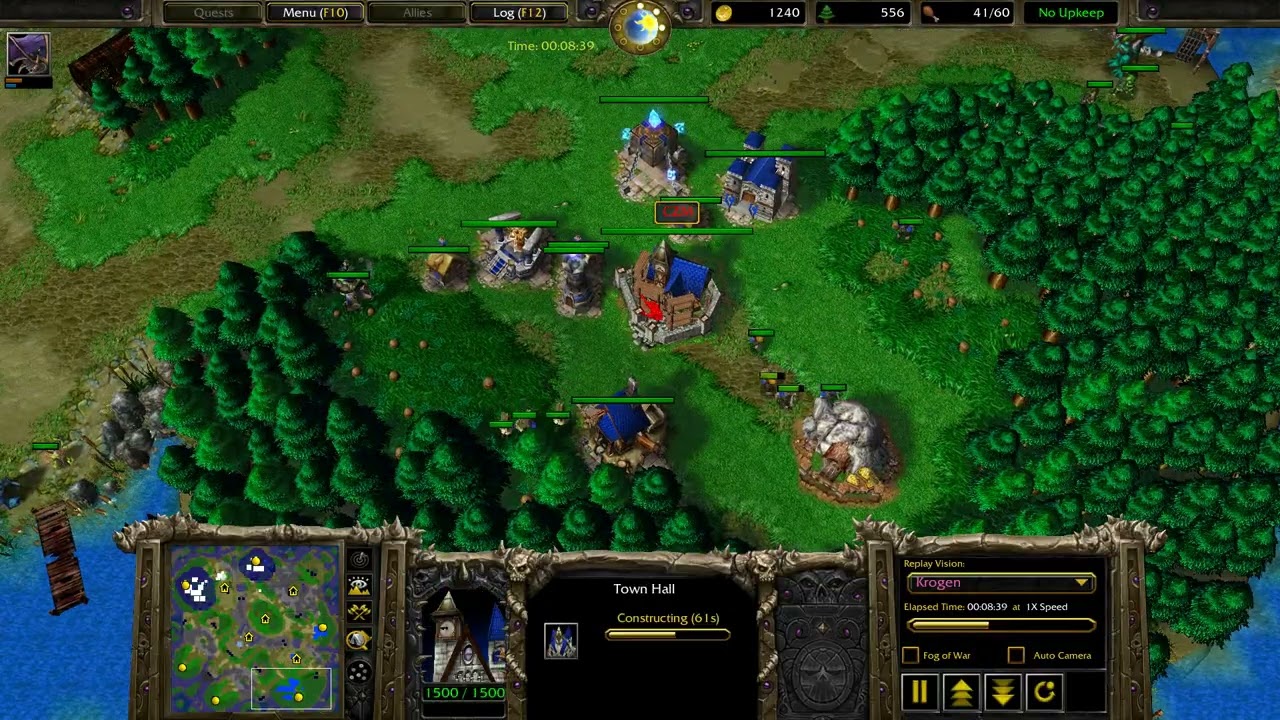Warcraft 3: Crypt Lord vs Archmage Round 4