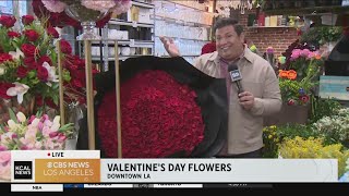 Valentine's Day at DTLA California Flower Mall