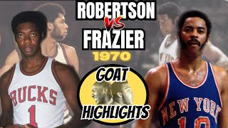 Walt Frazier vs. Oscar Robertson | True Highlights (Offense, Defense, Missed Shots, etc)