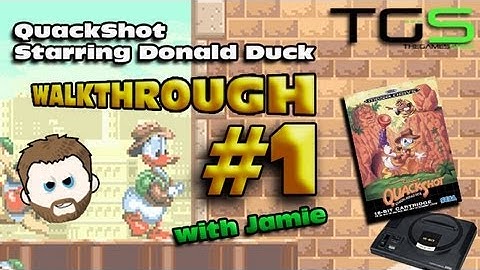 Quack Shot Starring Donald Duck - Walkthrough Part 1 - Sega Mega Drive/Genesis