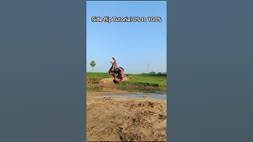 Sideflip tutorial 0% to 100% in beginner 😯😔 how to do side flip tutorial #trending #tutorial #shorts