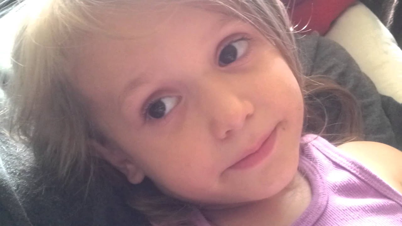 Marlee singing along to three little birds.