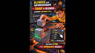Blender для начинающих — Snap в Blender | Blender Beginner Tips