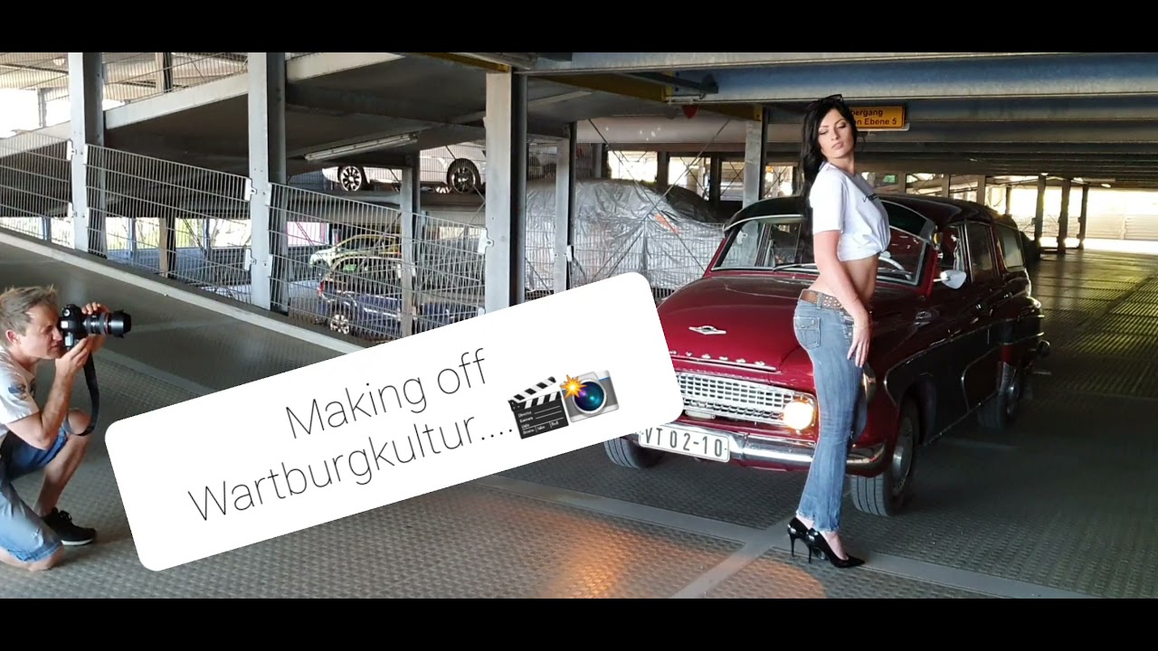 Kalender Shooting für den offiziellen Wartburgkalender mit Model Selina 