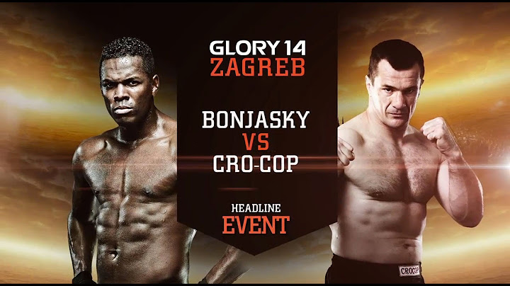 GLORY 14 Zagreb - Remy Bonjasky vs Mirko Cro Cop