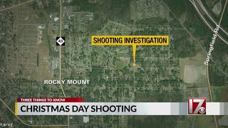 Man taken to hospital after Christmas Day shooting in Rocky Mount neighborhood