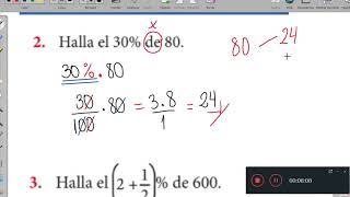 Porcentaje (6to de primaria)