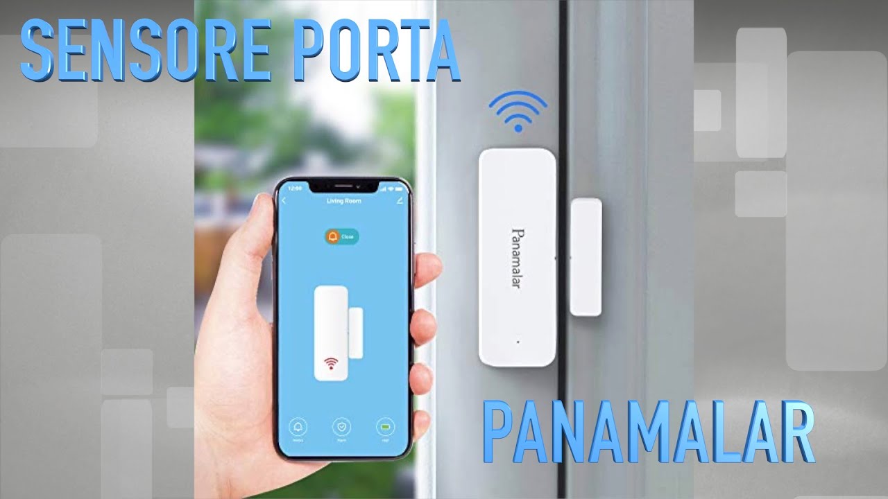 ANTELA Slimme Raam Deur Sensor, Wifi 2.4 Ghz, Werkt met Alexa/Google Assistant, Geen Hub Nodig, App Smart Life/Tuya Smart, 2st