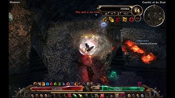Grim dawn - Witchblade Crucible Gladiator Waves 131-150 extra spawn 8 min