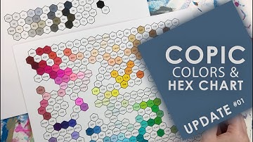 My Copic Collection & Coloring the Hex Chart | Update #1