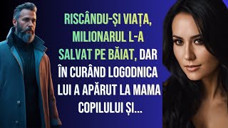 Riscându și viața, milionarul l a salvat pe băiat, dar în curând logodnica lui a apărut