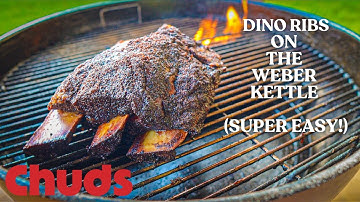 WEBER KETTLE DINO RIBS | Chuds BBQ