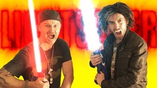 Nerf War: LIGHTSABER Gun!