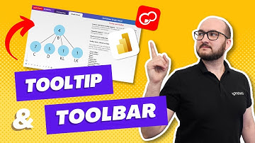 Tooltip & Toolbar Settings: Drill Down Graph PRO | Part 10 | Power BI Tutorial