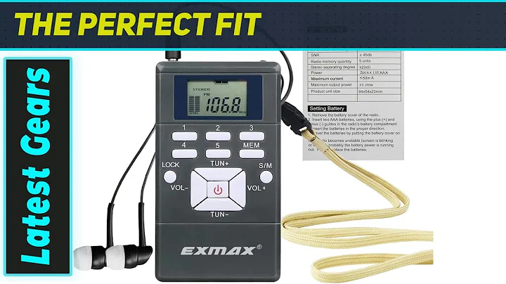 `EXMAX E108: The Ultimate Portable FM Radio for Every Adventure!