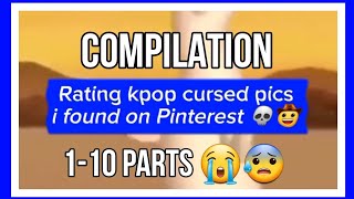 Rating kpop cursed pics I found on Pinterest | COMPILATION Parts 1-10