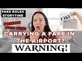 WARNING: The Truth About Carrying FAKES Through Airports Revealed