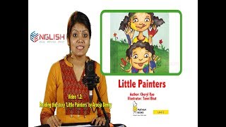 E- Cube English | Reading the story Little Painters