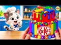 Mini Rainbow KitKat Cake 🍫🌈 How To Make Miniature Chocolate Candy Cake | Mini Cakes