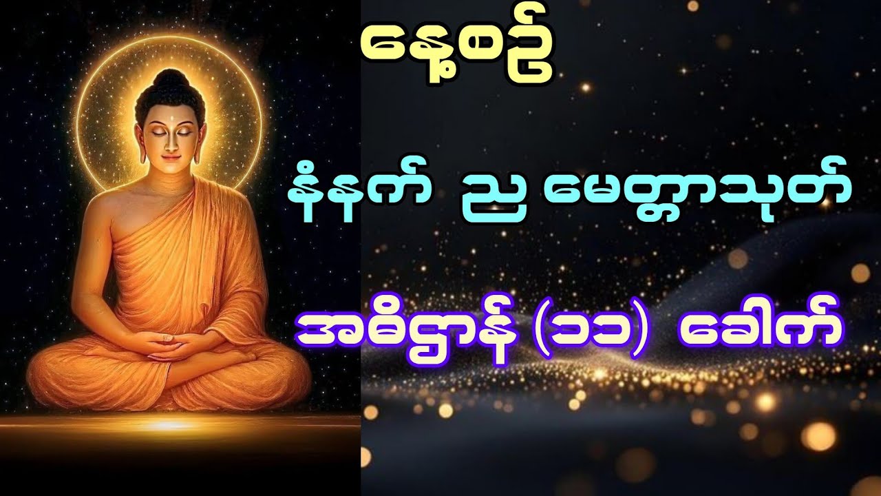 မေတ္တာသုတ် (၁၁) ခေါက် အဓိဌာန်ဝင်သူများအတွက်