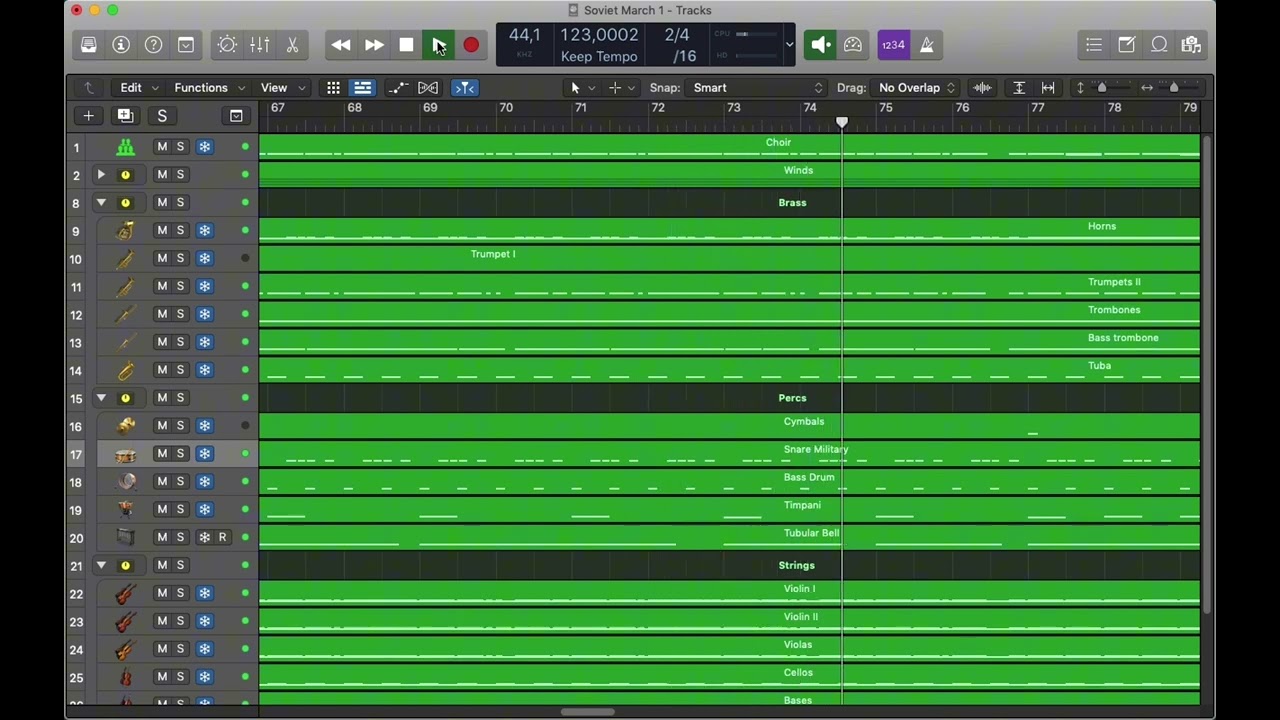 Soviet March - Red Alert 3 (Logic Pro)