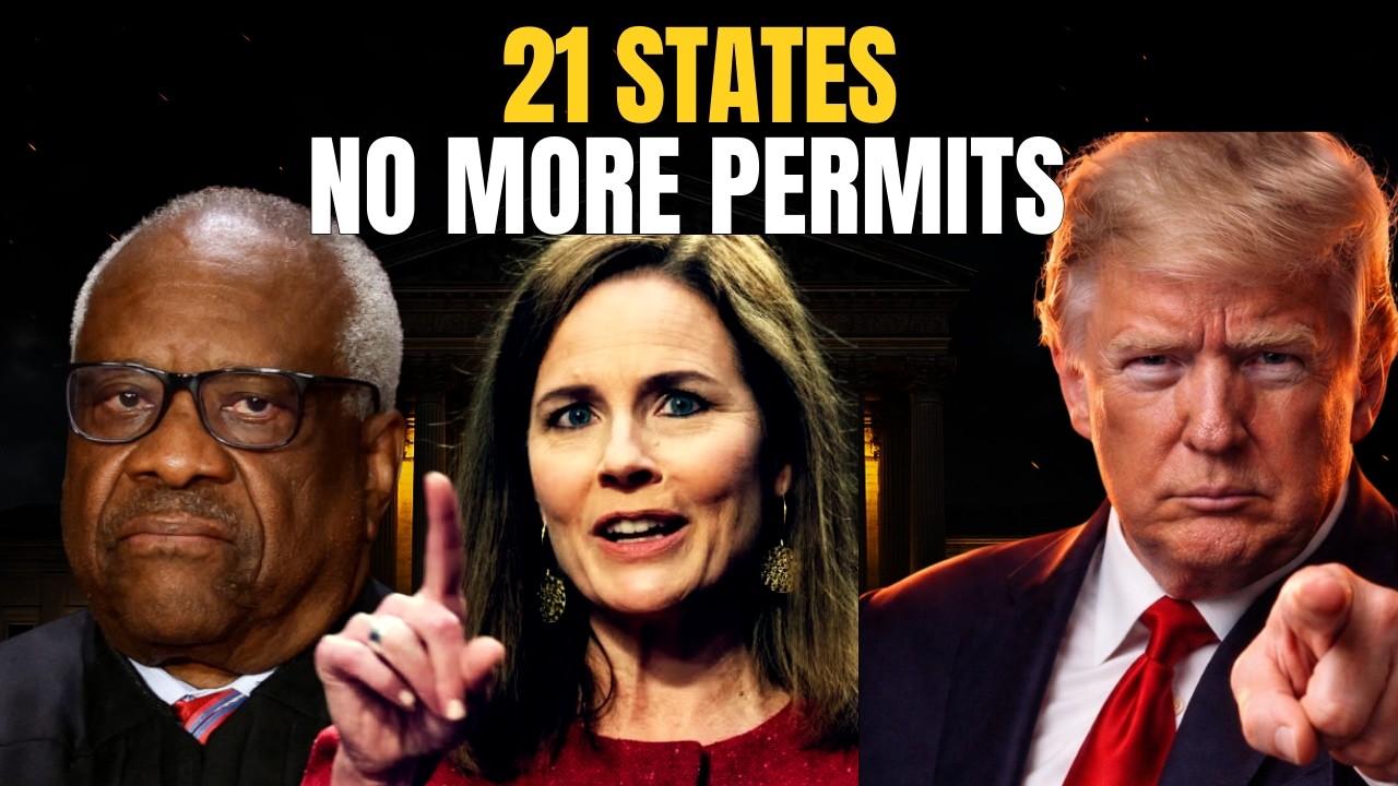 SUPREME COURT 9-0 Emergency Ruling: 21 States Lost their  Gun Permits System