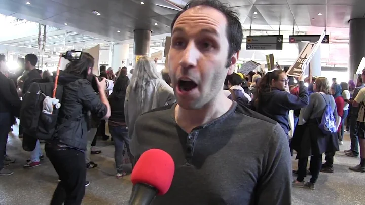 Counter-protester: 'Don't trust the mainstream-media Liberal reportage vilifying Trump & supporters'