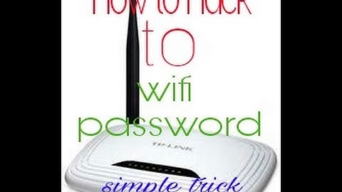 How to hack wifi password in your Android device without root