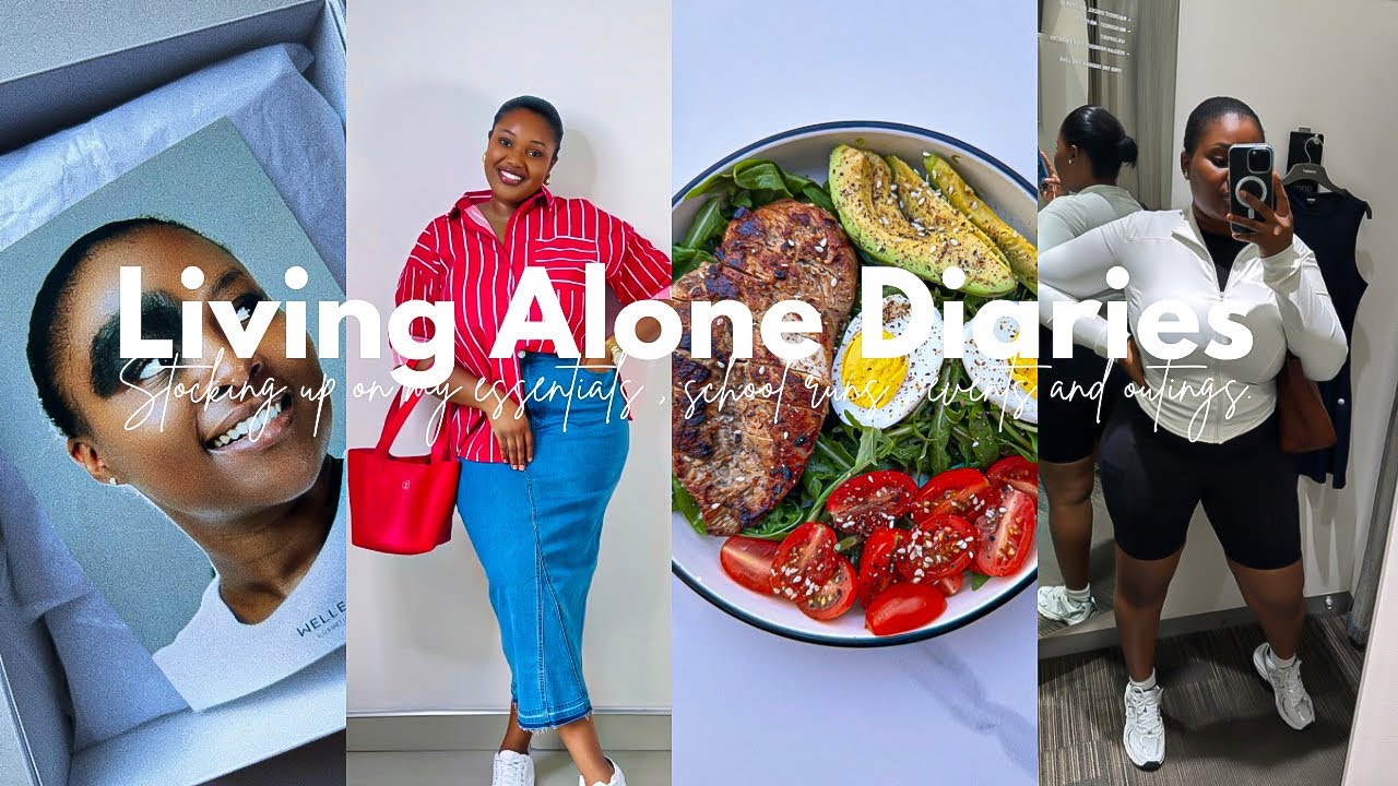 LIVING ALONE DIARIES : School errands,meal preps , Makeup Training, attending events .