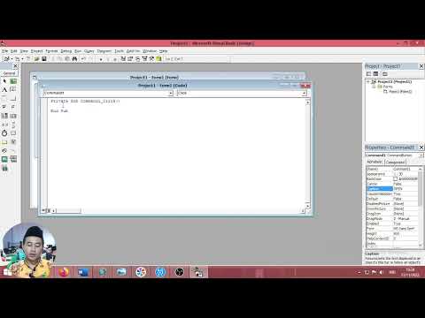 Visual Basic Kelas 7 MTs | Membuat Tombol Open dan Close