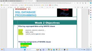 Learn How to Master the WHERE Clause in Transact SQL for Precise Data Filtering!  ( Week 2 Day 1)