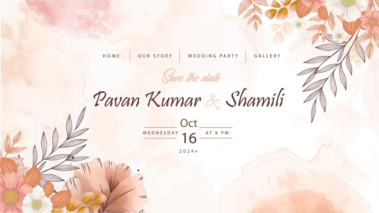 Pavan Kumar & Shamili Wedding Live