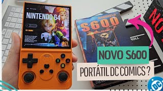 NOVO S600 Console Portátil Com Tela De 4 POLEGADAS e Tema DC COMICS