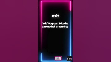 Linux Exit Command Explained in Seconds! ⏳ #Shorts #Linux