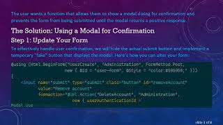 How to Use a Global JavaScript Function to Confirm Form Submission in MVC with Bootstrap Modal