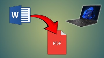 Laptop Me Word File Ko Pdf Kaise Banaye | Word To Pdf Converter In Laptop