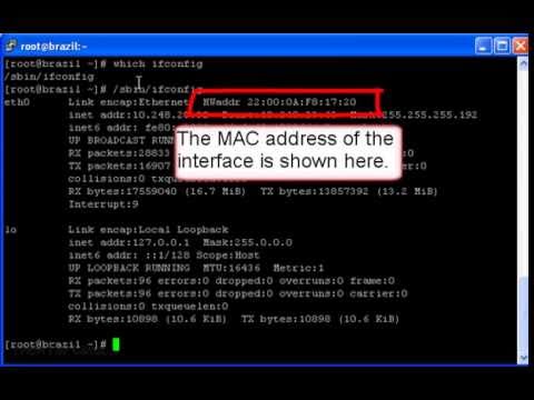 ifconfig example